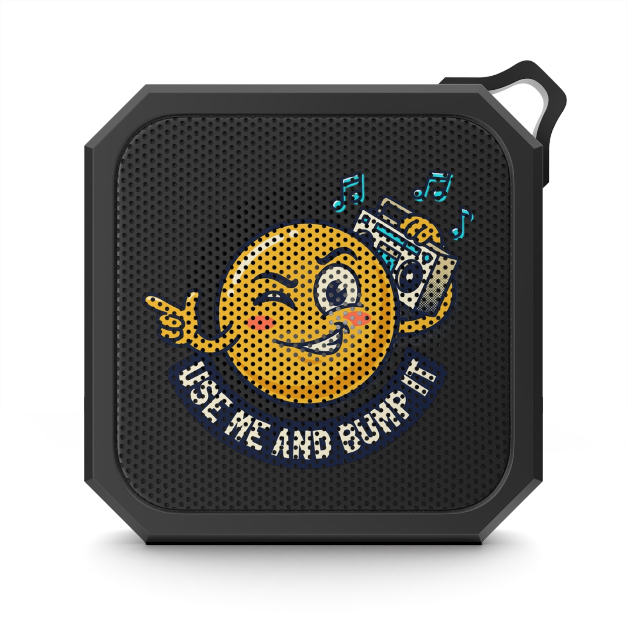 Bluetooth Speaker — "Use Me and Bump It" Emoji Boombox Outdoor Speaker