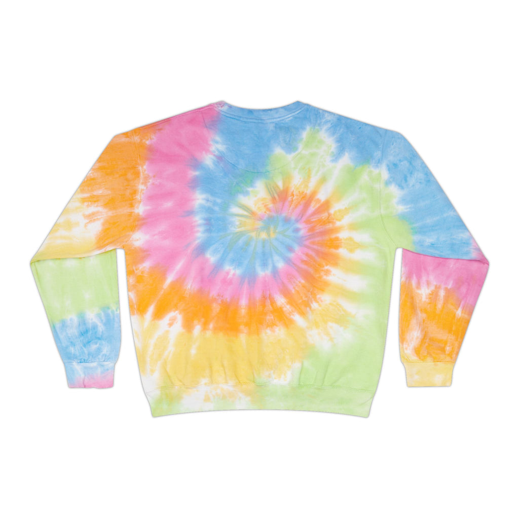 New Day Tie-Dye Sweatshirt - "It's a New Day" Light Blue Crewneck