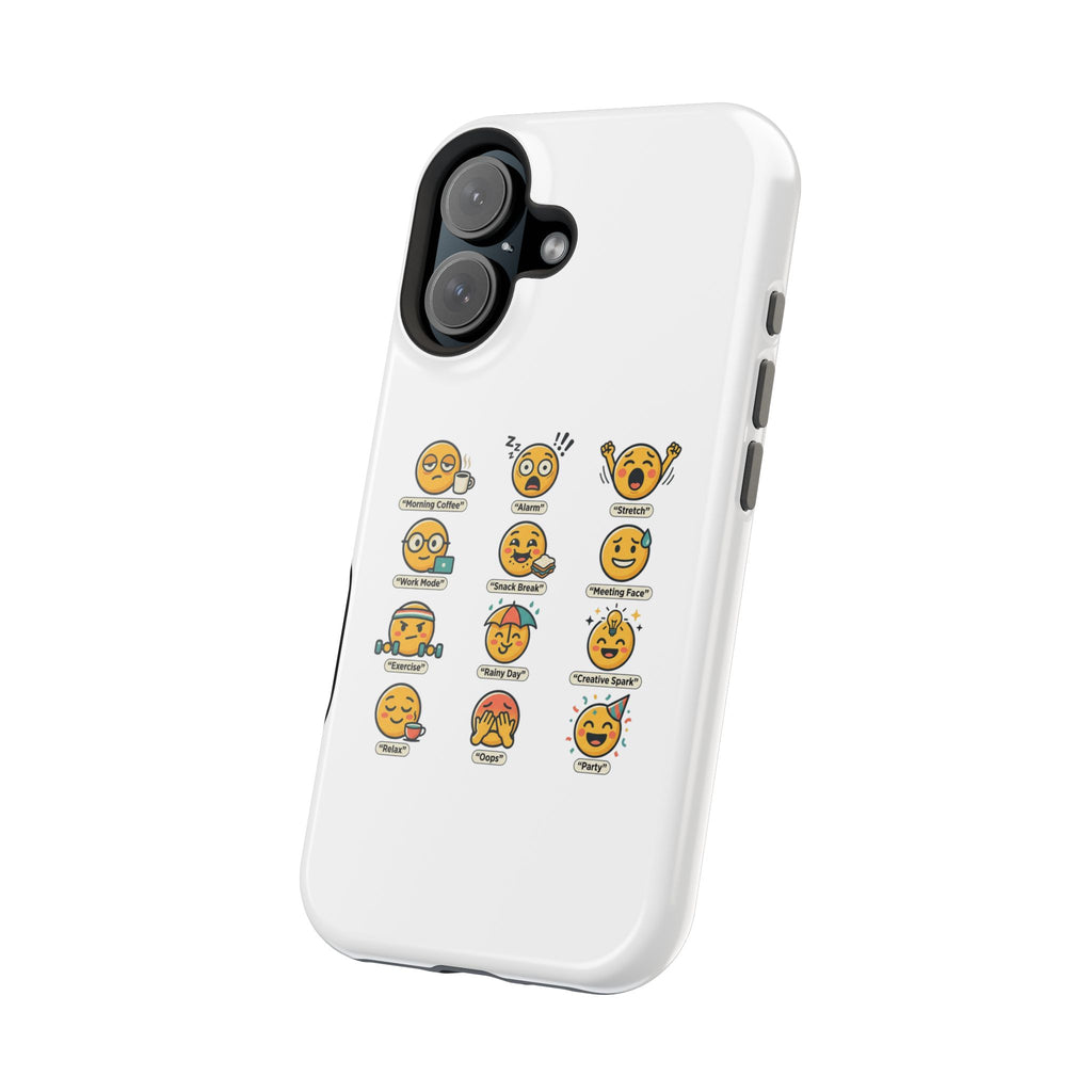 Emoji Mood Phone Case — Magnetic Impact-Resistant iPhone Cover