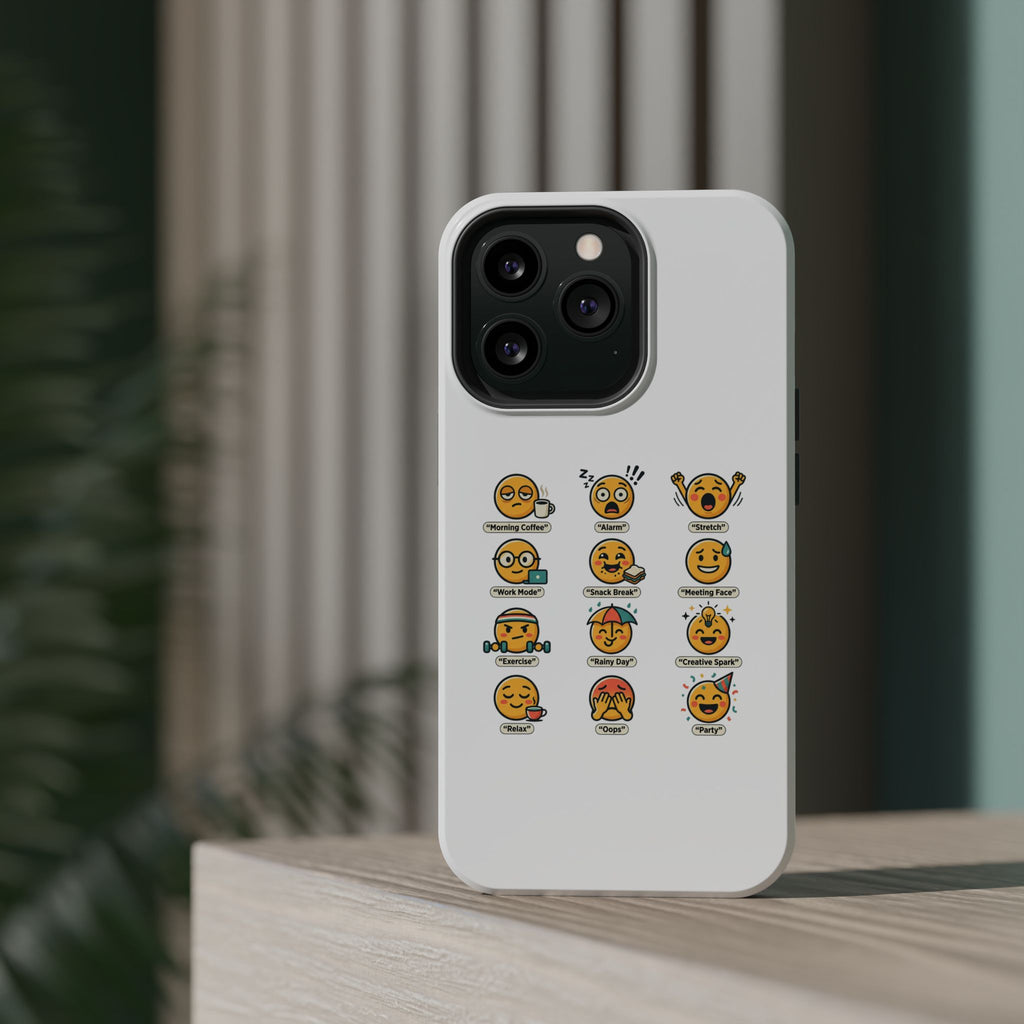 Emoji Mood Phone Case — Magnetic Impact-Resistant iPhone Cover
