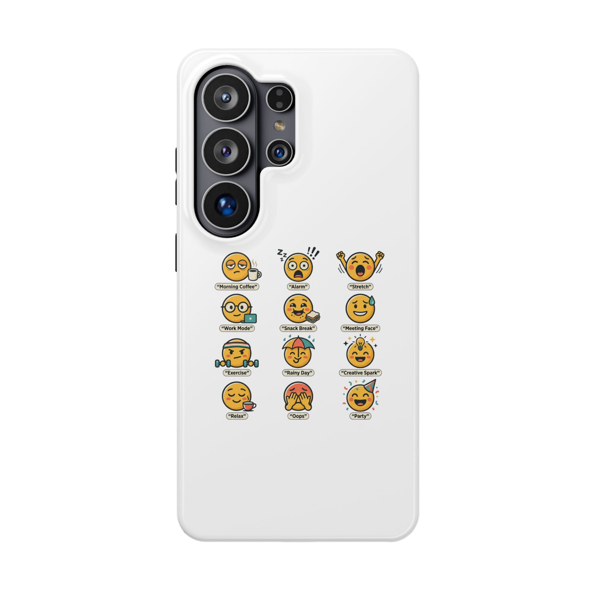 Emoji Mood Phone Case — Magnetic Impact-Resistant iPhone Cover