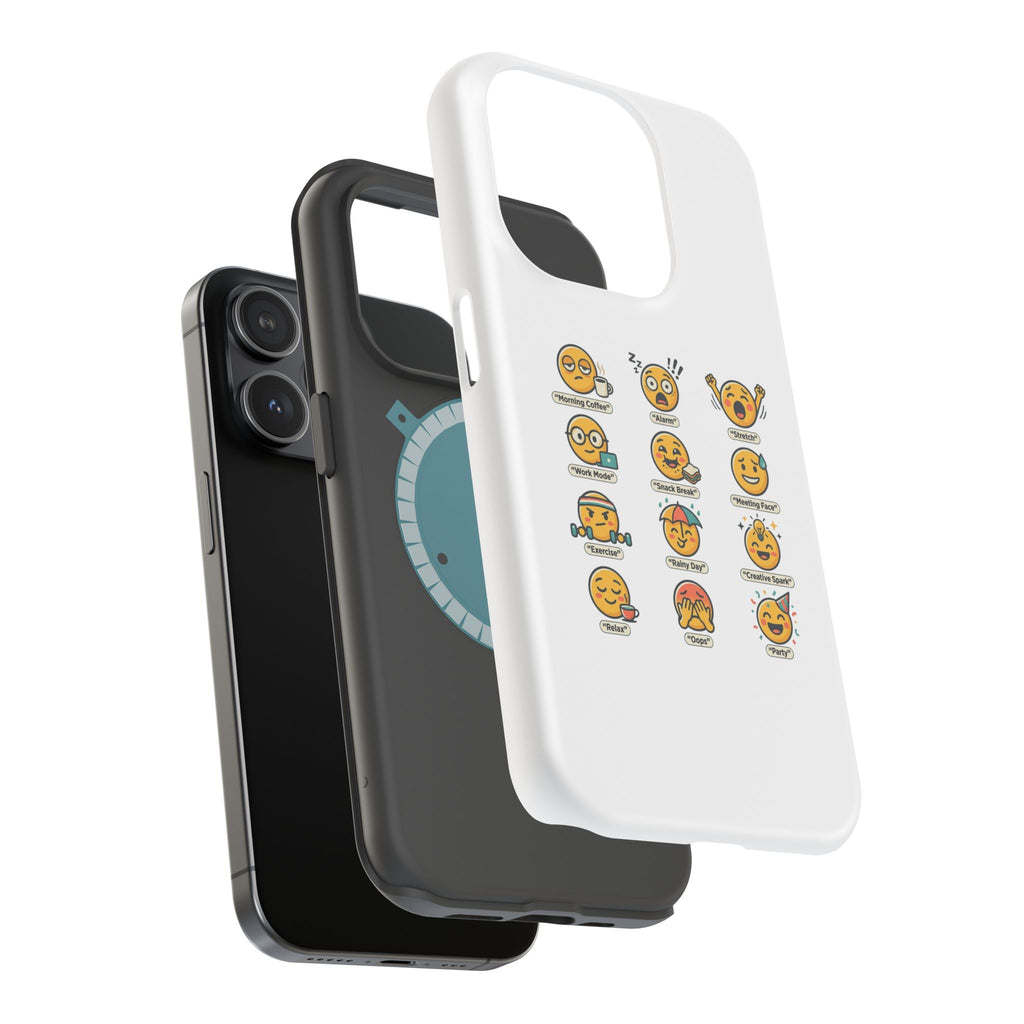Emoji Mood Phone Case — Magnetic Impact-Resistant iPhone Cover