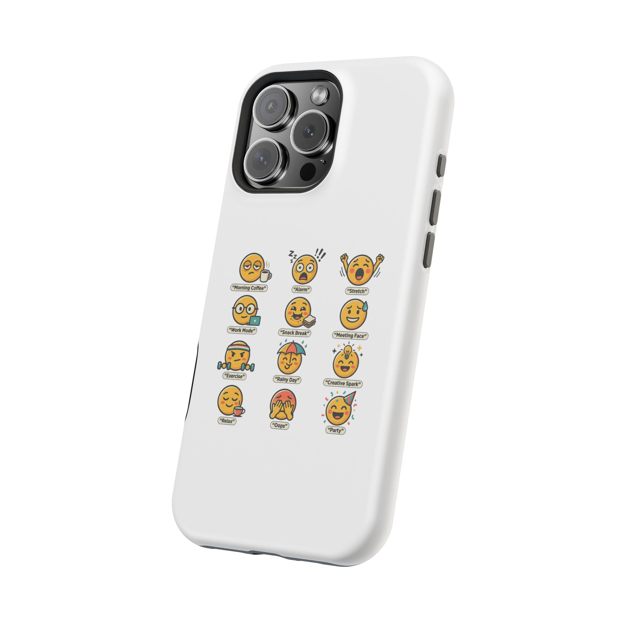 Emoji Mood Phone Case — Magnetic Impact-Resistant iPhone Cover