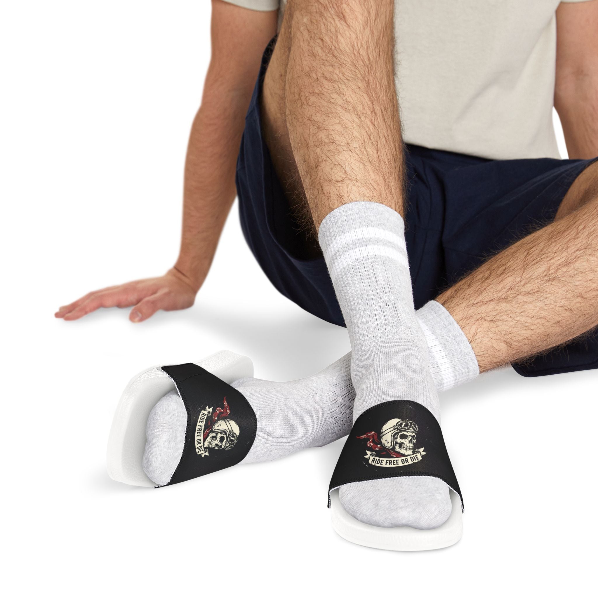 Men's Removable-Strap Sandals - Ride Free or Die