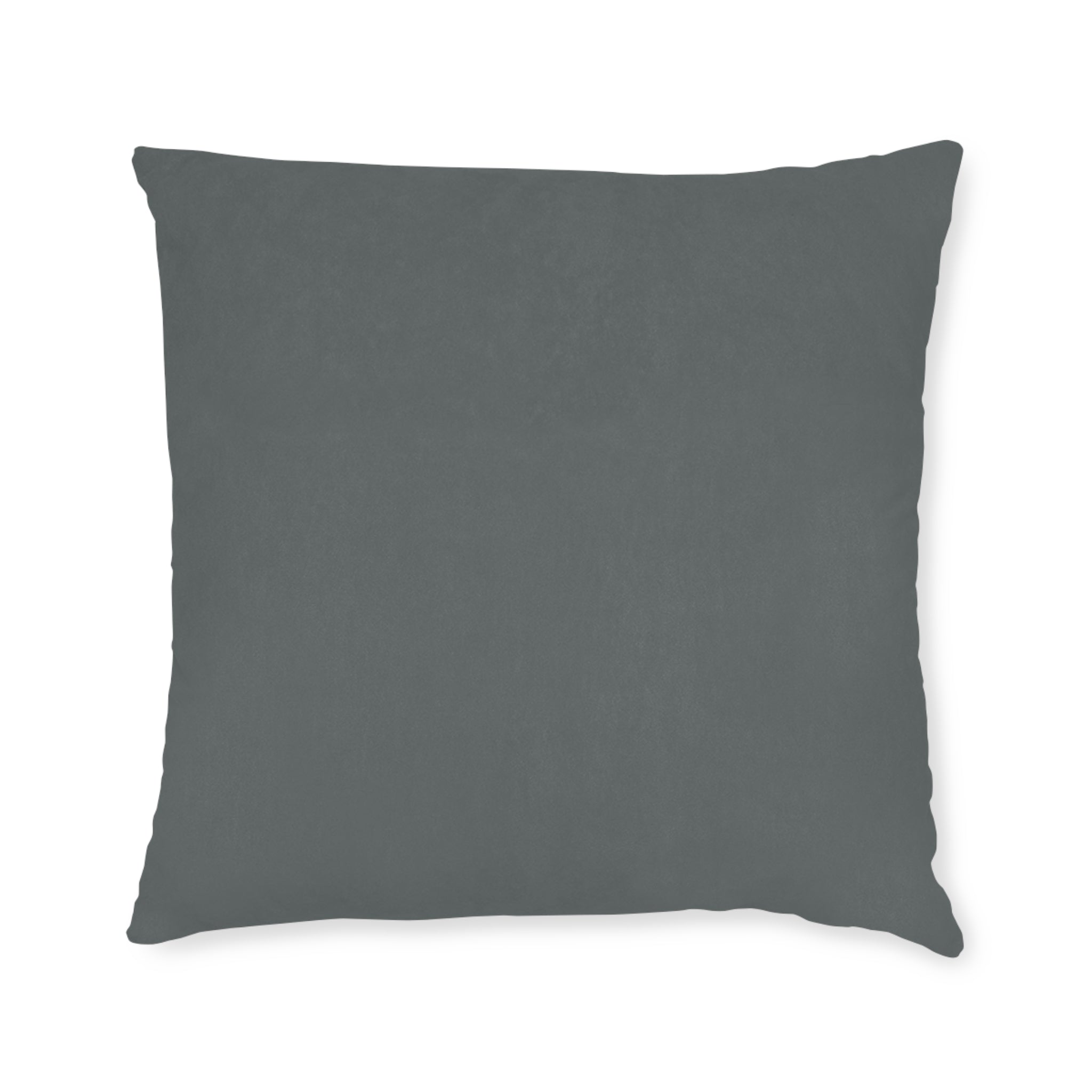 Square Pillow - Exhausted Emoji with Text