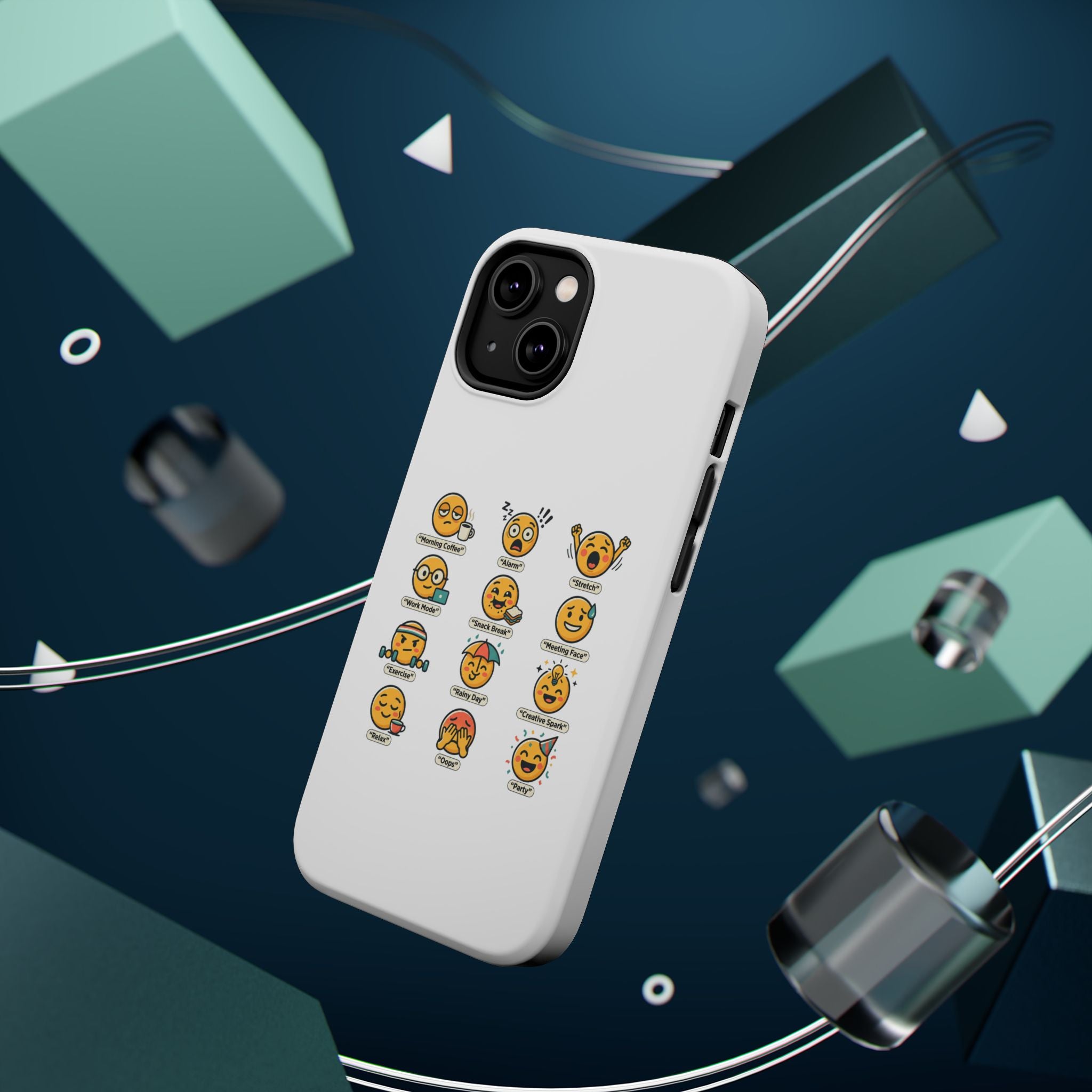 Emoji Mood Phone Case — Magnetic Impact-Resistant iPhone Cover