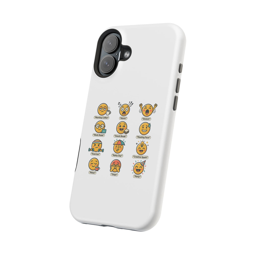 Emoji Mood Phone Case — Magnetic Impact-Resistant iPhone Cover