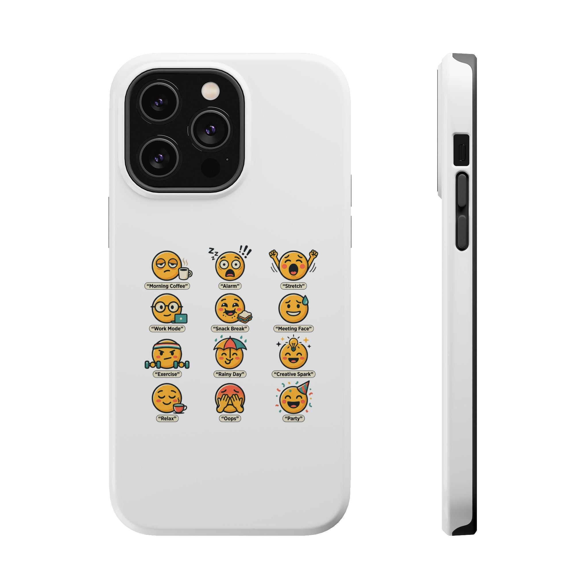 Emoji Mood Phone Case — Magnetic Impact-Resistant iPhone Cover