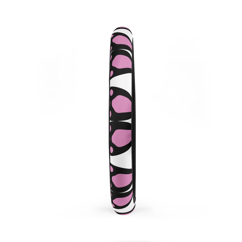 Car Steering Wheel Cover - Bunny Ears Pink & Black