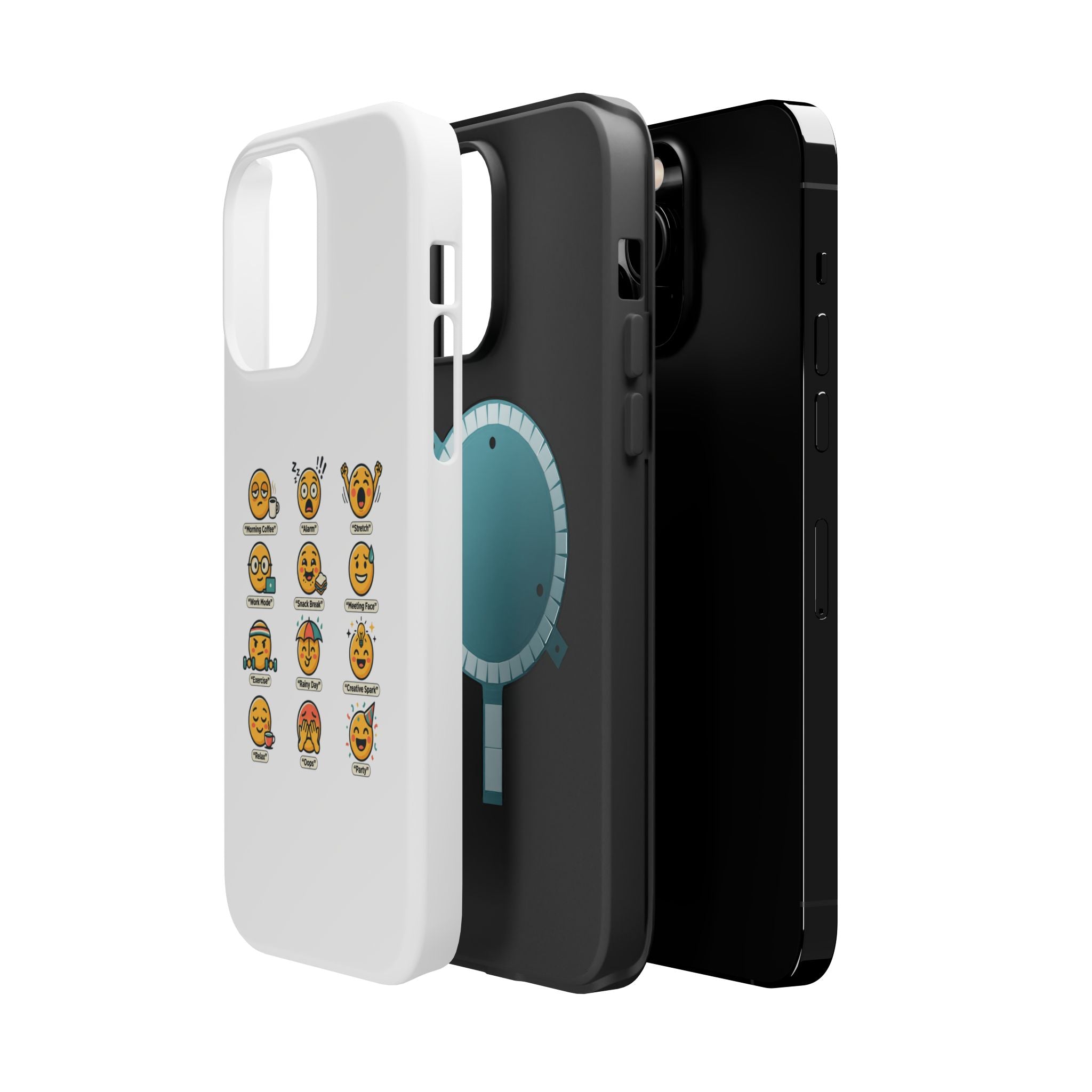 Emoji Mood Phone Case — Magnetic Impact-Resistant iPhone Cover