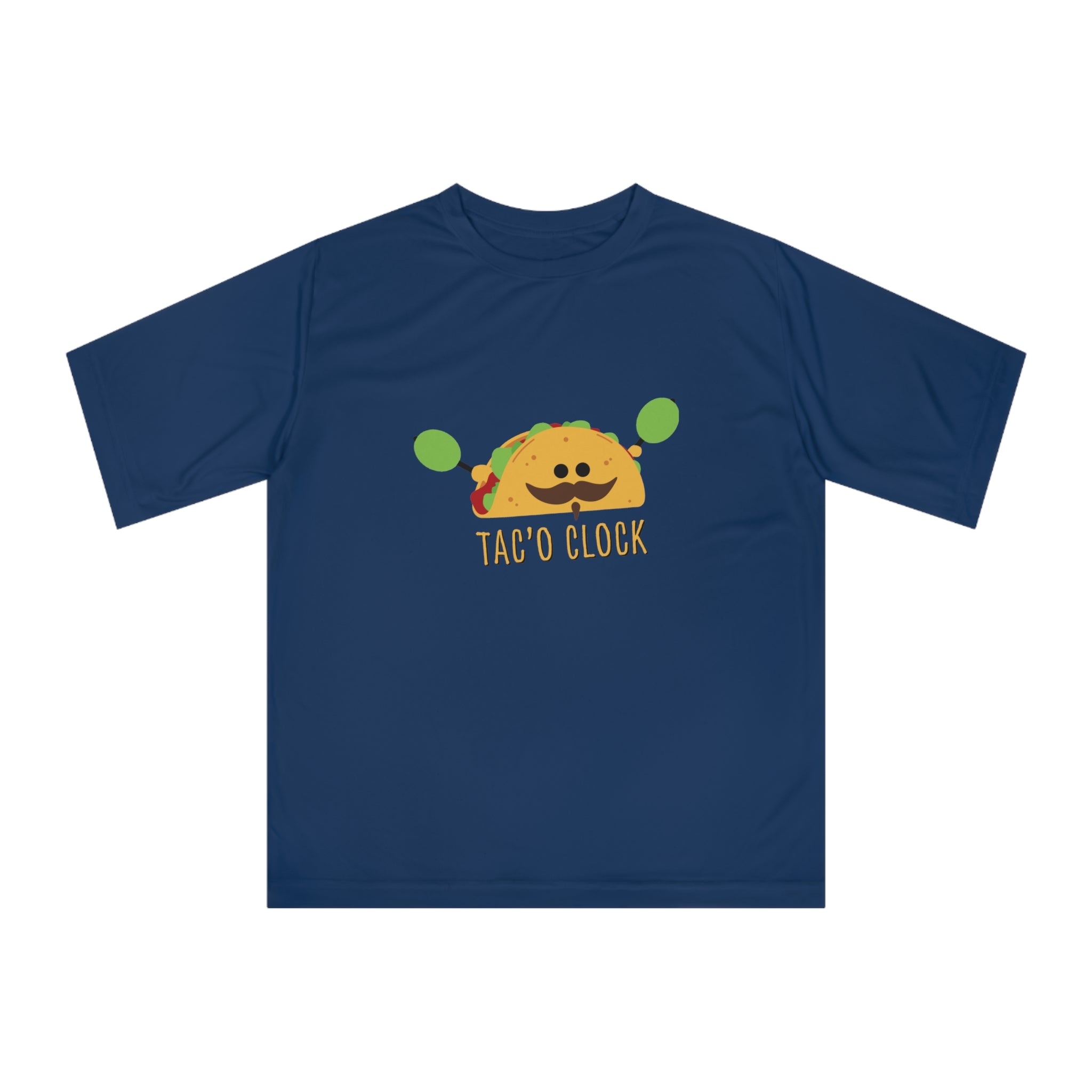 Taco O'Clock Unisex Performance Tee — Funny Foodie Athletic T-Shirt