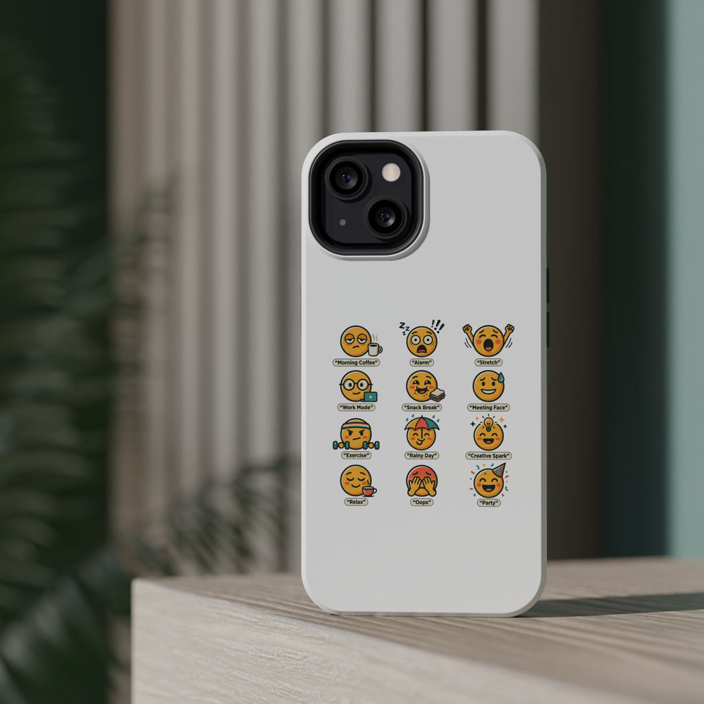 Emoji Mood Phone Case — Magnetic Impact-Resistant iPhone Cover