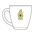 Tapered Glass Mug, 15.5 oz (Engraving)