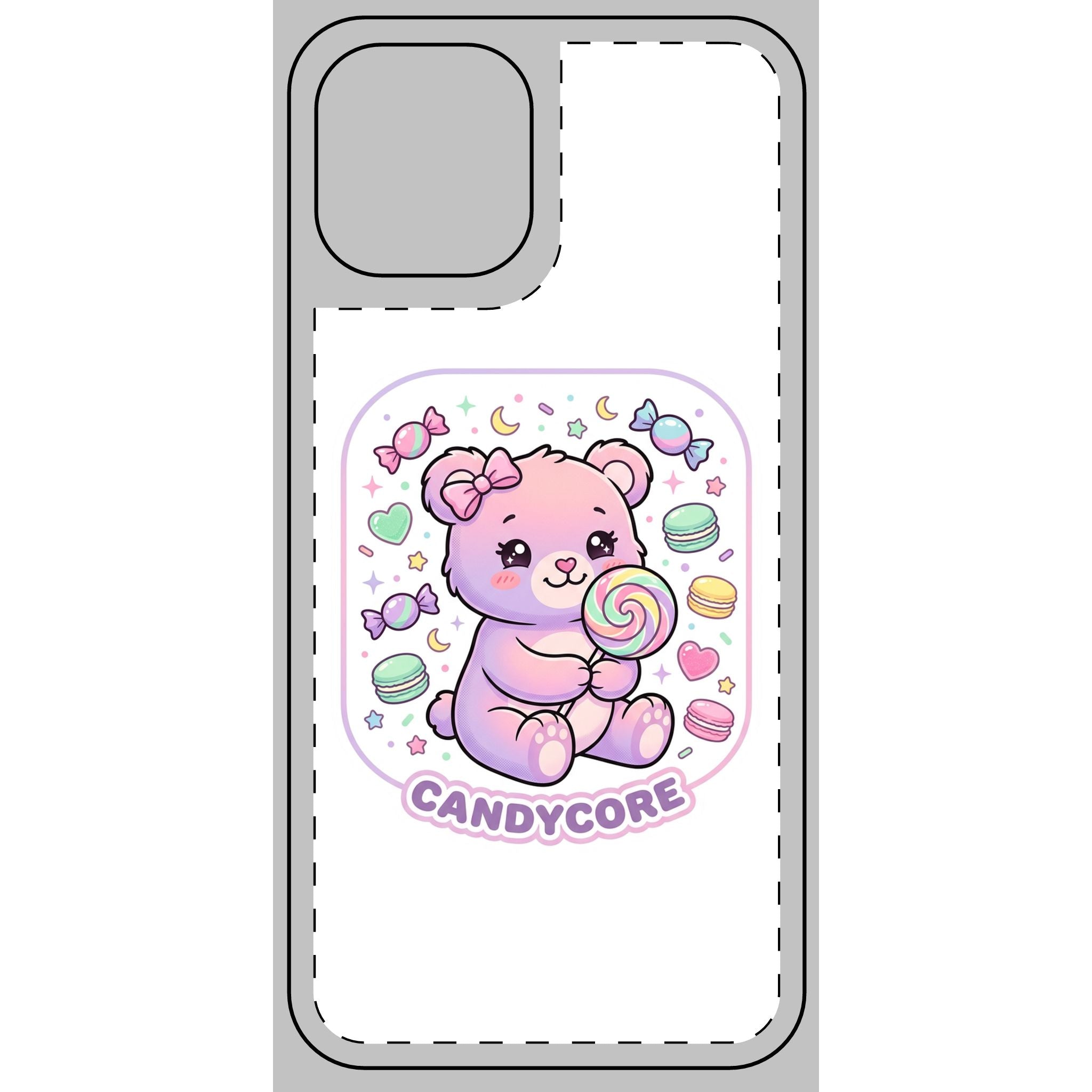 Candycore Care Bear Phone Skin — Cute Protective Smartphone Sticker