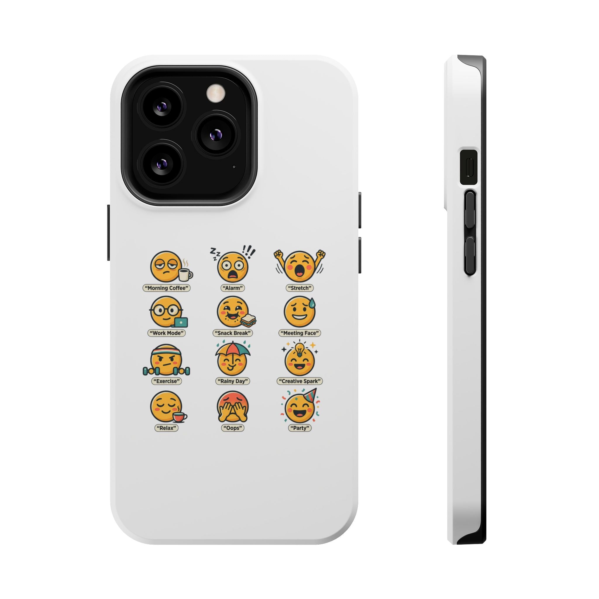 Emoji Mood Phone Case — Magnetic Impact-Resistant iPhone Cover