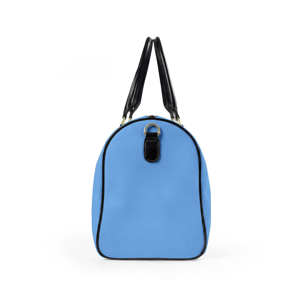 Leather Travel Bag - Stay Cozy Raccoon