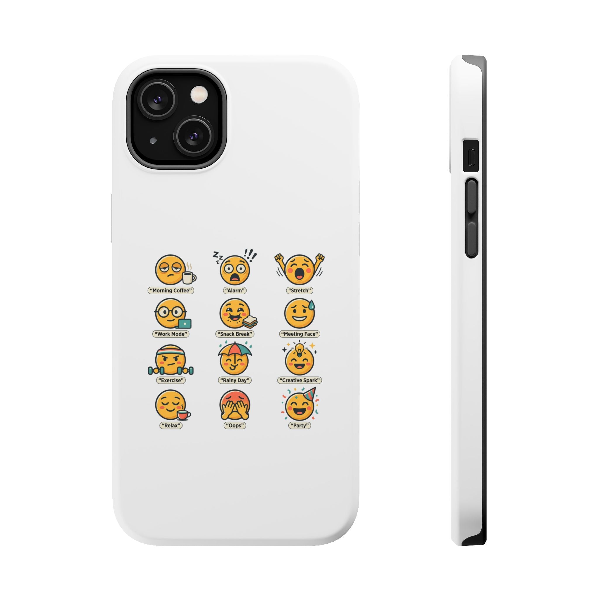 Emoji Mood Phone Case — Magnetic Impact-Resistant iPhone Cover