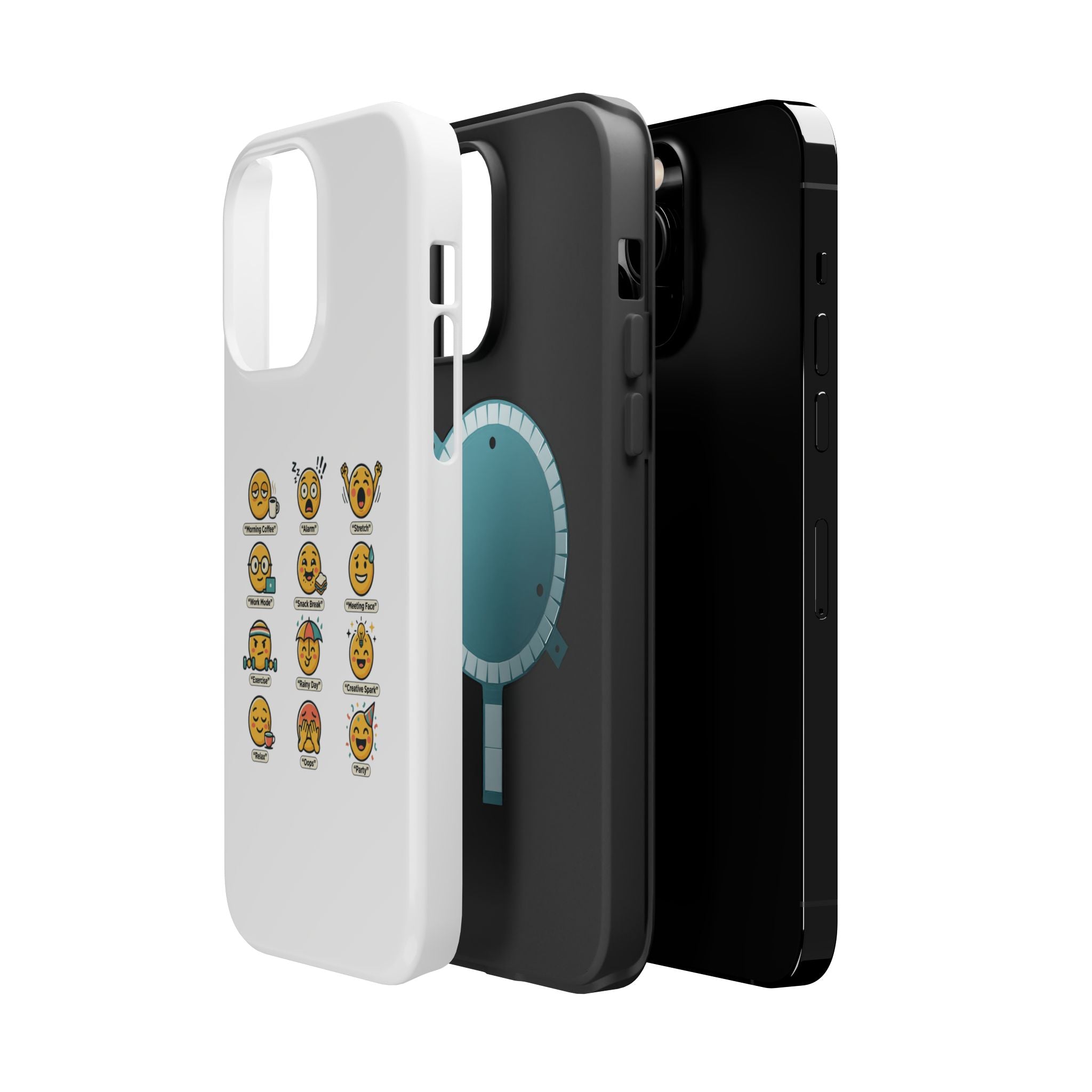 Emoji Mood Phone Case — Magnetic Impact-Resistant iPhone Cover
