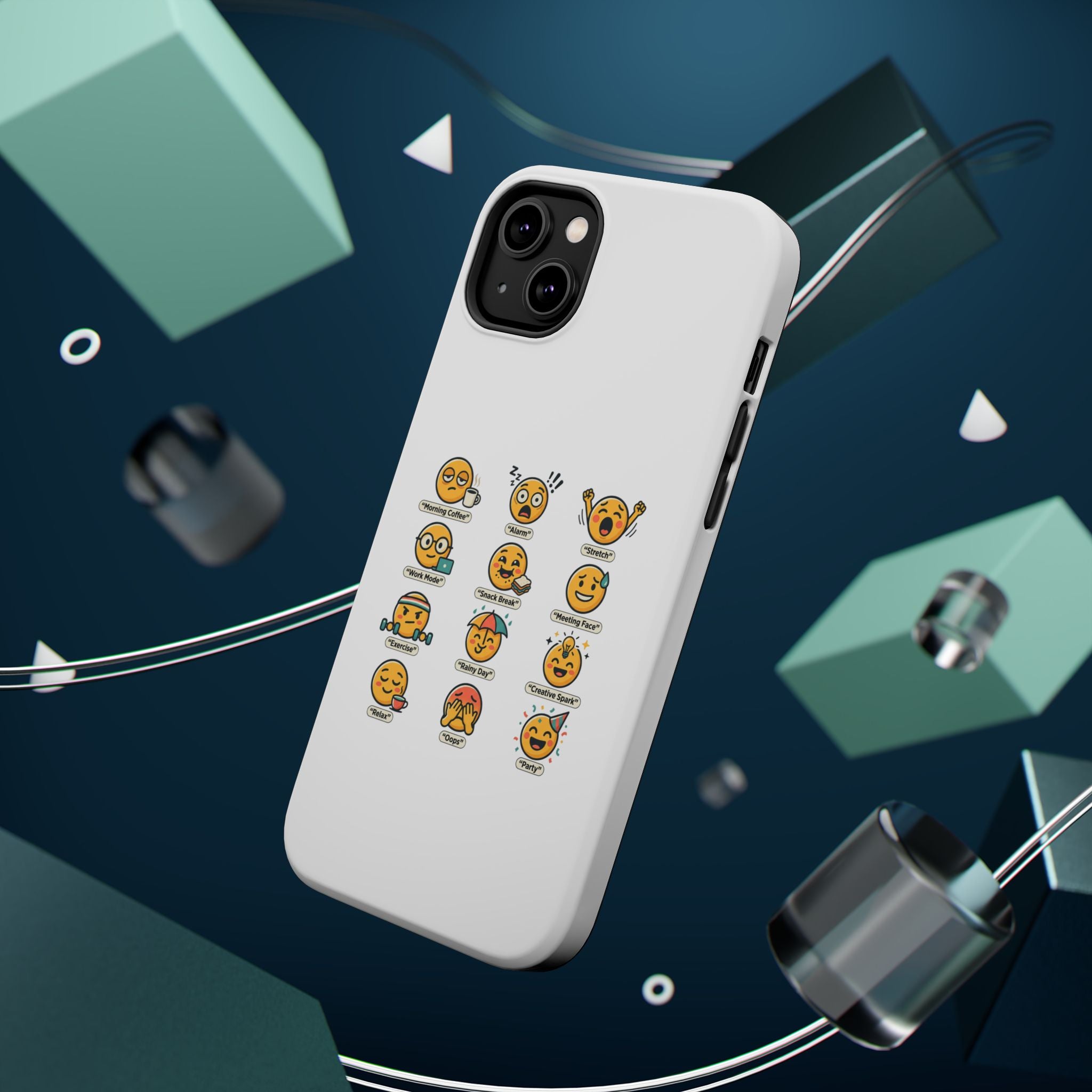 Emoji Mood Phone Case — Magnetic Impact-Resistant iPhone Cover